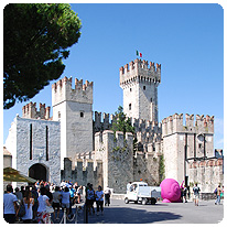 sirmione, scaliger, burg, gardasee